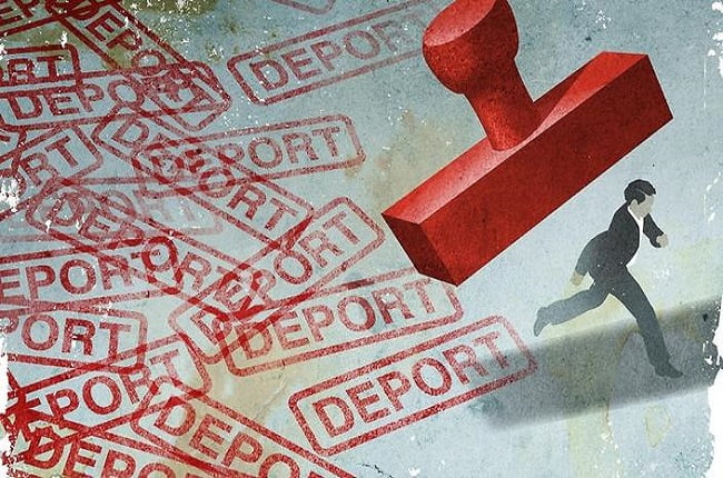 Недопустимые пассажиры и депортированные в Турции